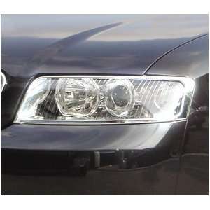  IDFR Audi A4 (B6) 01~05 Chrome Head Light Trim Right Left 