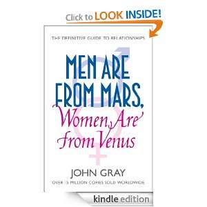Men Are from Mars, Women Are from Venus A Practical Guide for 
