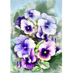 Toland Home Garden 102094 Pansy Perfection House Flag  
