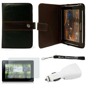  Portfolio Cover Carrying Case with Memory Card Slots For Blackberry 