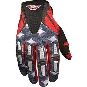  Fly Racing Kinetic Gloves   2011   10/Red/Grey Automotive
