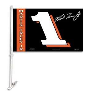  Martin Truex Jr. #1 NASCAR 2 Car Flags & Wall Brackets 