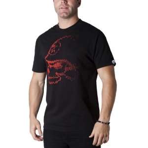 Metal Mulisha Shock Wave Mens Short Sleeve Sports Wear Shirt   Black 