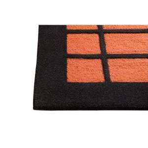  New York Rust / Charcoal Contemporary Rug