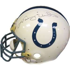  Johnny Unitas Signed Helmet   Authentic   Autographed NFL 