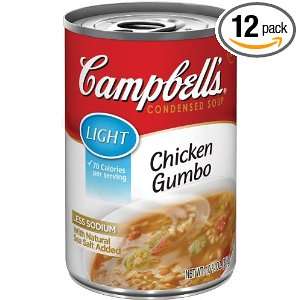 Campbells Red and White Gumbo, Light Chicken, 10.75 Ounce (Pack of 12 