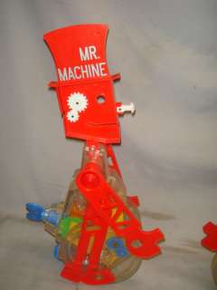 Vintage Ideal Mr Machine 2 men, Parts & Ideal Train  