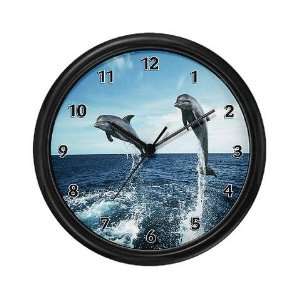  Dolphin Diving Fishing Wall Clock by 