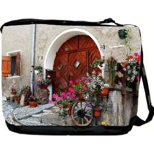  Tuscan Villa Design Messenger Bag   Book Bag   School Bag 