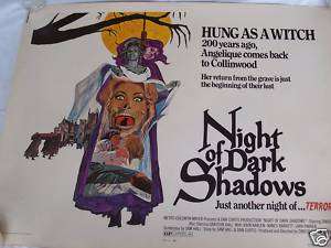 Night Of Dark Shadows Movie Poster  