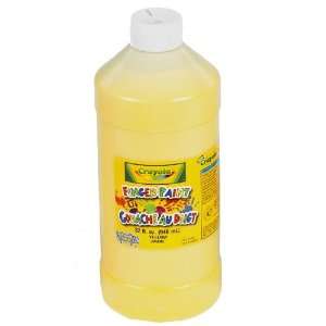  Crayola Washable Finger Paint   Yellow (32 oz. Plastic Jar 