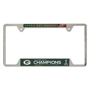 Green Bay Packers Super Bowl Champions Metal License Plate 