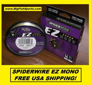 SPIDERWIRE EZ MONO Fishing Line 17LB 220YD #SEZ17C 220 FREE USA 