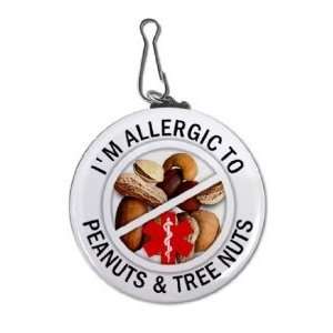 Creative Clam Allergic Tree Nuts And Peanuts Medical Alert 2.25 Inch 