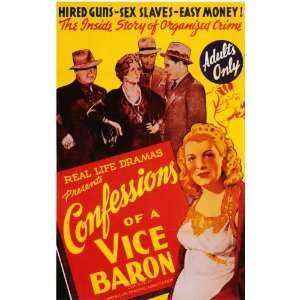  Confessions of a Vice Baron Movie Poster (11 x 17 Inches 