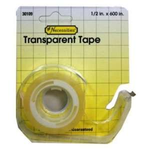 Stationery Tape  Clear   .5 x 600  w/Disp. Case Pack 144 