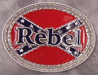   pewter belt buckle celebrating the confederate states of america
