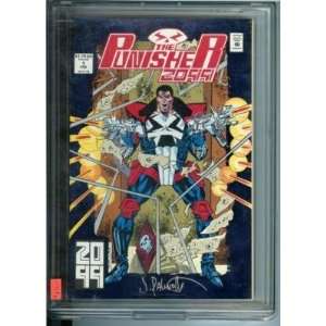  Marvel Punisher 2099 #1 Blue Foil Cover SIGNED COA 