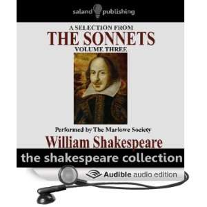   Sonnets Volume 3 (Audible Audio Edition) William Shakespeare Books