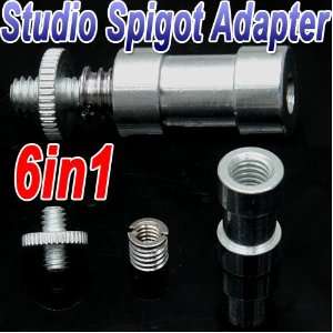  DSLRKIT 6in1 1/4 3/8 screw & 5/8 Spigot Stud convert 