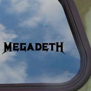  MEGADETH ROCK BAND Black Decal Car Truck Window Sticker 