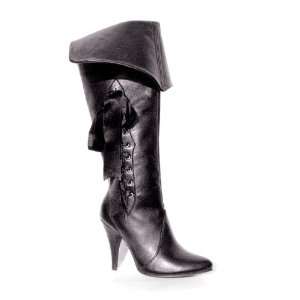 Lets Party By Ellie Shoes Pirate (Black) Adult Boots / Black   Size 7