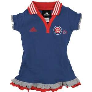 Chicago Cubs adidas Girls 4 6X Polo Dress Sports 