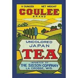  Coulee Brand Tea   12x18 Framed Print in Gold Frame (17x23 