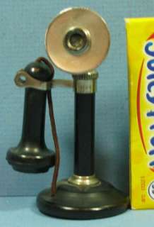 OLD SAMPLE CANDLESTICK TELEPHONE 3 1/4 HIGH STROMBERG CARLSON T148 