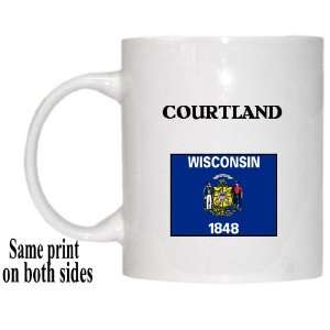  US State Flag   COURTLAND, Wisconsin (WI) Mug Everything 
