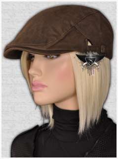   Brown Vintage Newsboy Cabbie Beret Chic Hat Cap Cool Women  