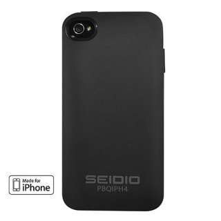 Seidio Surface Plus Power Charging Case Combo for iPhone 4 / 4S (Black 