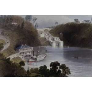   Bartlett Canvas Art Locks on Rideau Canal Ottawa