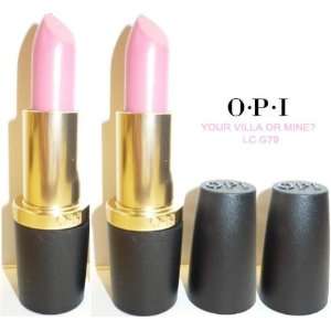  OPI Lipcolour #LC G79 YOUR VILLA OR MINE? (Qty, Of 2 LipSticks 
