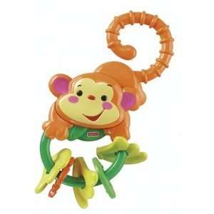 NEW FISHER PRICE MONKEY TEETHER RATTLE 027084462388  