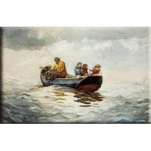  Crab Fishing 16x10 Streched Canvas Art by Homer, Winslow 