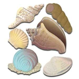   Boutique Dimensional Sticker   Seashells Arts, Crafts & Sewing
