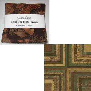  Moda CREEKSIDE TRAIL FLANNELS Charm Pack Arts, Crafts 