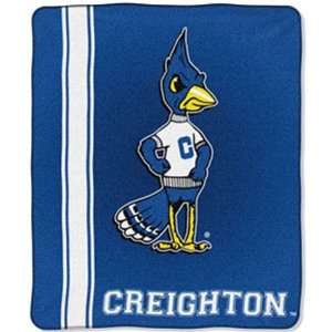Creighton Bluejays NCAA Royal Plush Raschel Blanket (5x60)