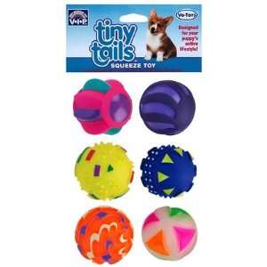  Mini Vinyl Puppy Balls   6 pk   Tiny Tails (Quantity of 4 