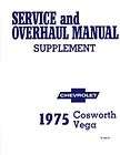 1975 COSWORTH VEGA Shop Service Repair Manual Engine Drivetrain 