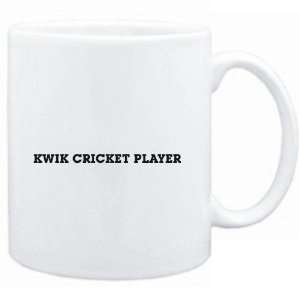  Mug White  Kwik Cricket Player SIMPLE / BASIC  Sports 