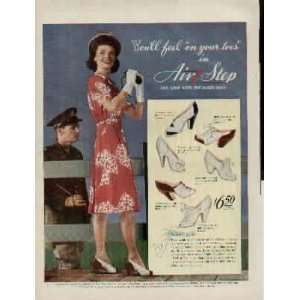   Air Step Shoes ad, featuring Dusty Anderson, New York Model, A0803