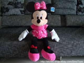 COUPLE OF JUMBO MICKEY MOUSE AND MINNIE MOUSE PLUSH 35  