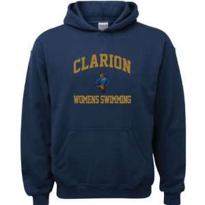  Clarion Golden Eagles Navy Youth Womens Swimming Arch 