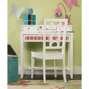  Lily Desk with Chair in Eggshell White