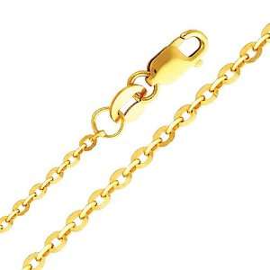   Cable Chain Necklace with Lobster Claw Clasp   16 Inches The World