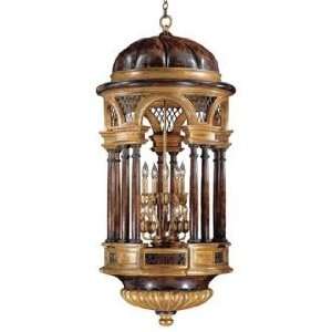  Medici Collection Wood Lantern Style Chandelier
