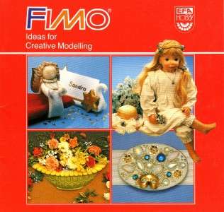 FIMO Ideas for Creative Modelling EFA Hobby Craft Pattern booklet 