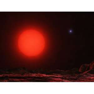 Gacrux, the prominent red giant star located in the constellation Crux 